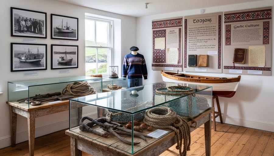 Tobermory Scotland museum interior showing historic fishing and local heritage displays